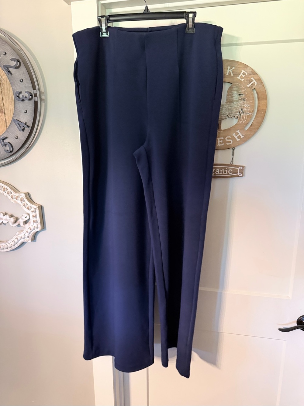 Lane Bryant Blue wide leg dress pants size 16L